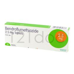 Bendroflumethiazide 2.5mg x 84